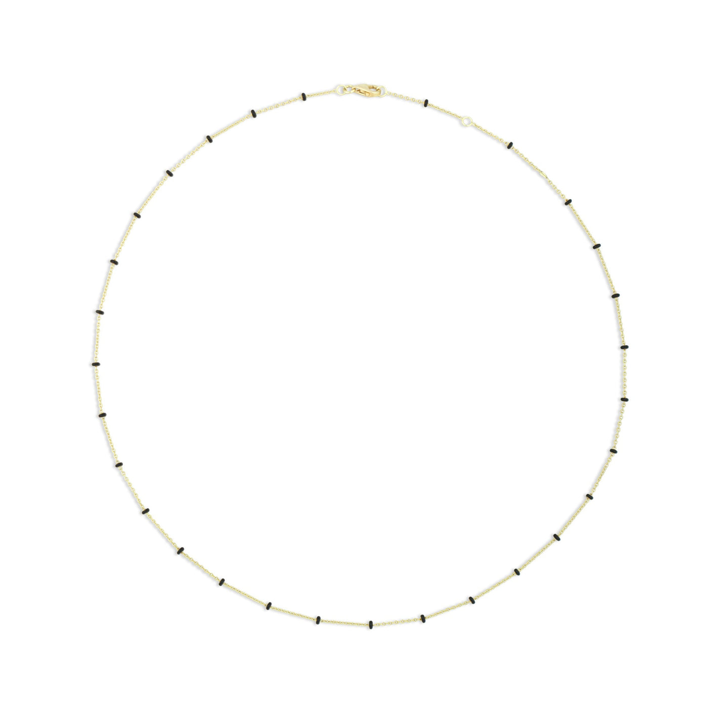 Coastal Enamel Necklace - Navy