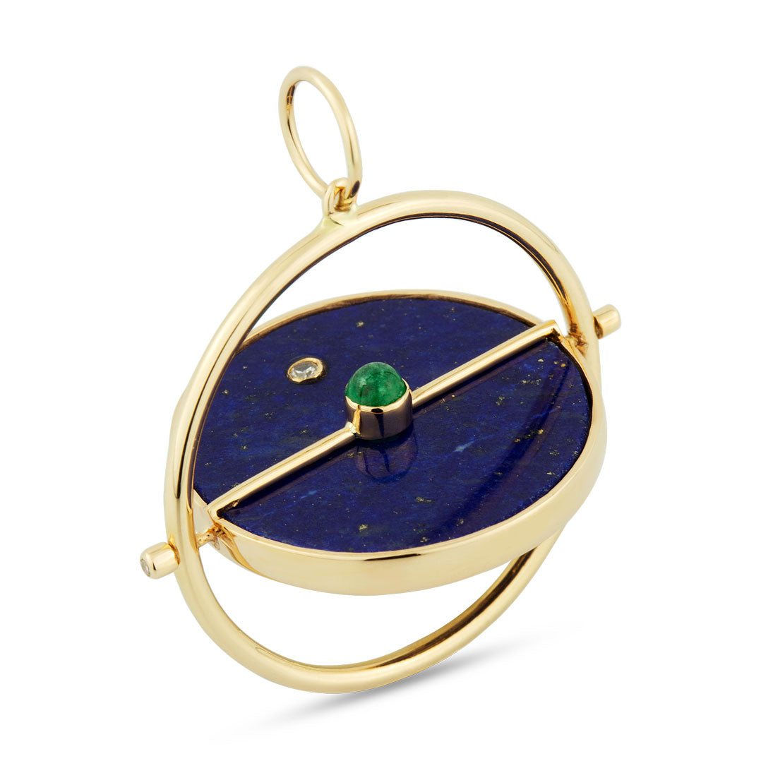 Orbit Pendant - Lapis