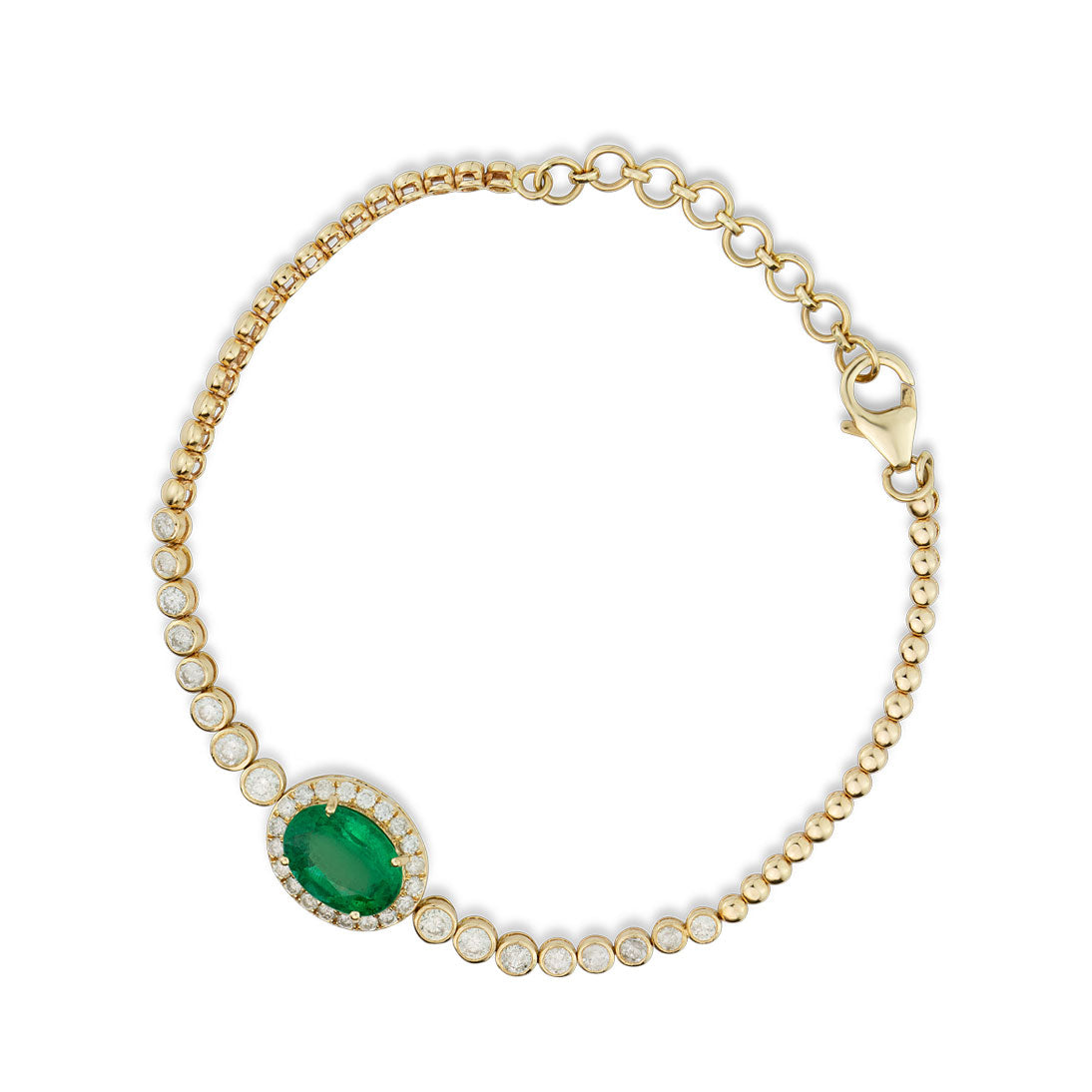 Green Emerald Bracelet