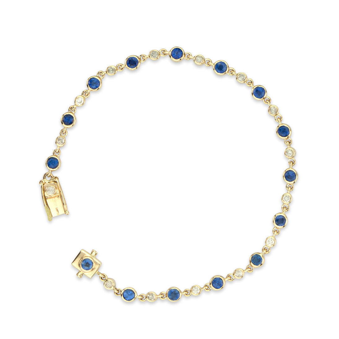 Sapphire Bezel Bracelet